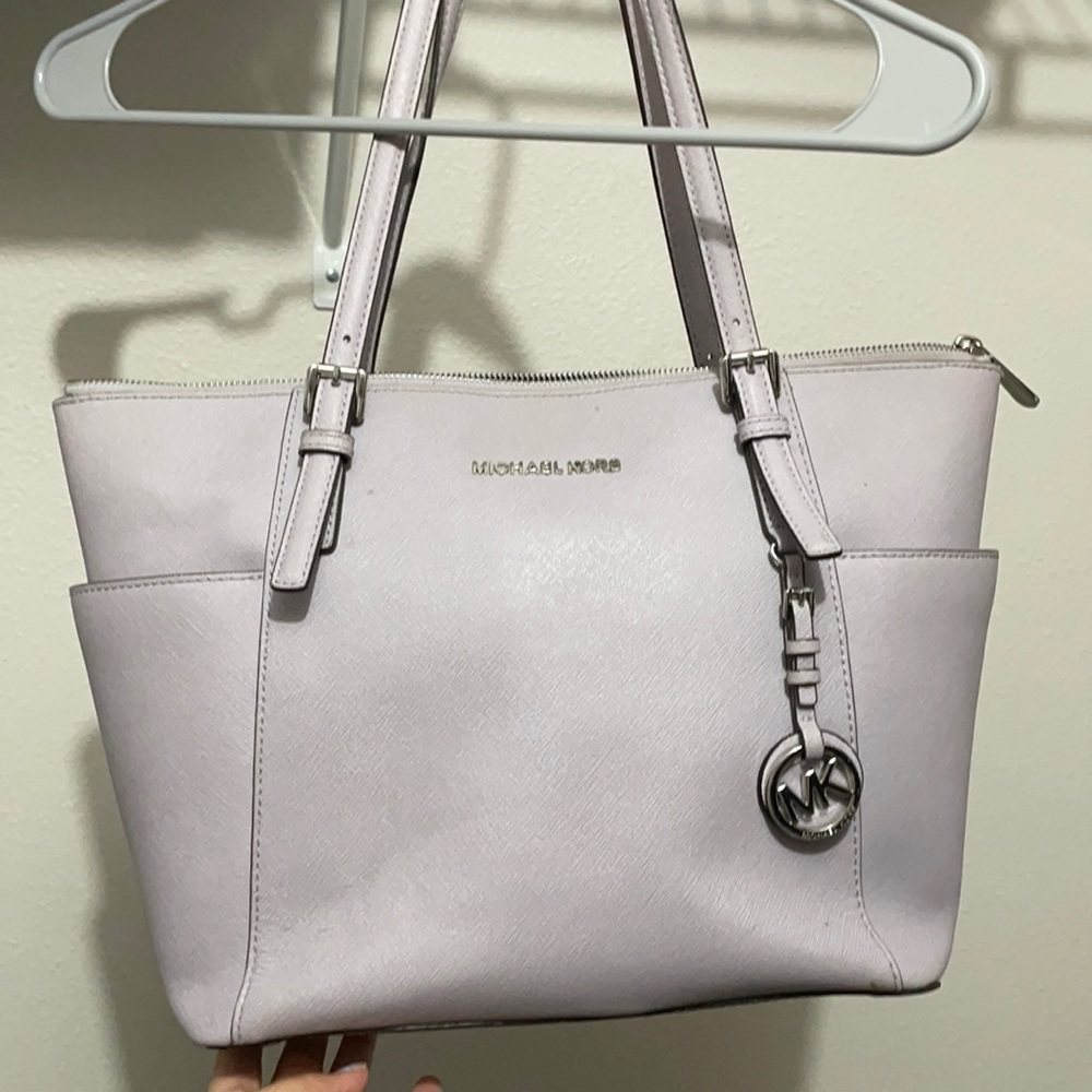 Light purple MK tote bag